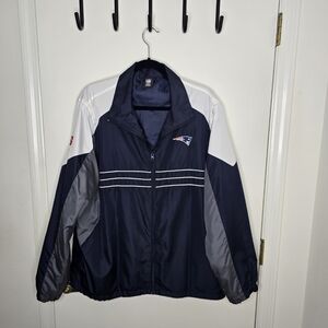 Reebok NFL Team New England Patriots Windbreaker Size Large